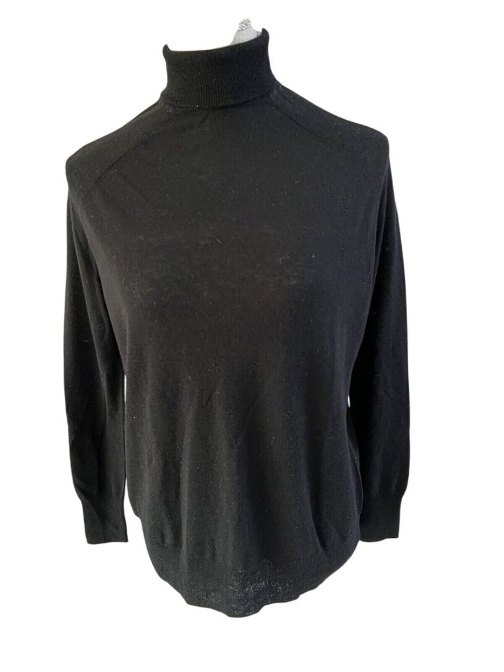 Vince Black Turtleneck Sweater XXS Wool Cashmere Blend Womens Top Classic Style